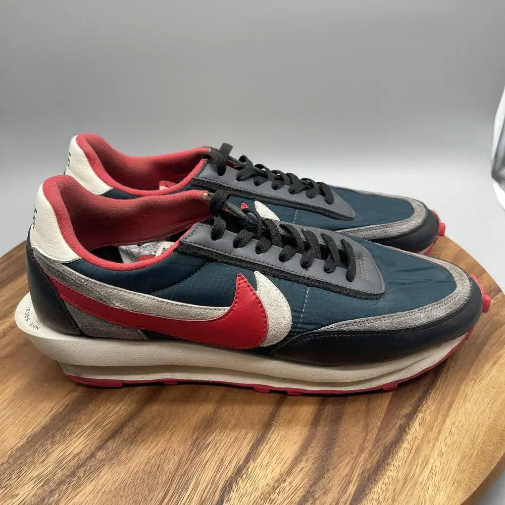 Nike x Sacai x Undercover Shoes Mens Size 12 LDWaffle Midnight Spure Red Sneaker
